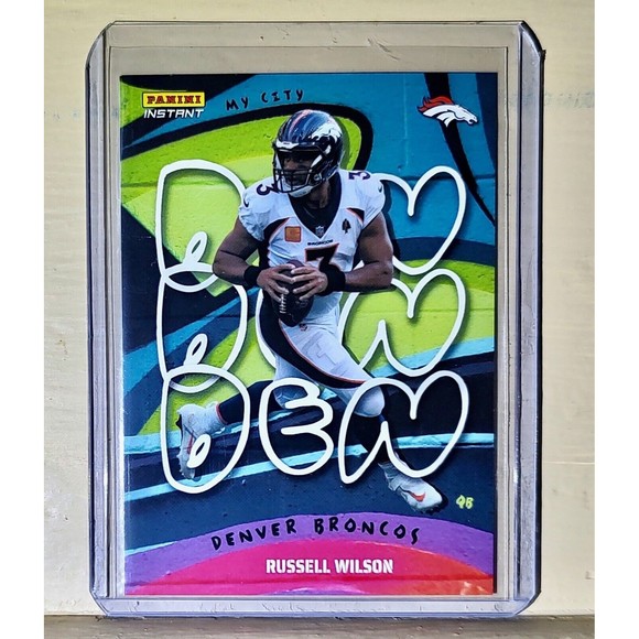 Russell Wilson 2022 Panini NFL MyCity #10 Football Card 1/1860 - Picture 1 of 2